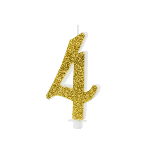 das-kost-mland-dekorationen-geburtstagskerze-zahl-4-gold-10cm image 1