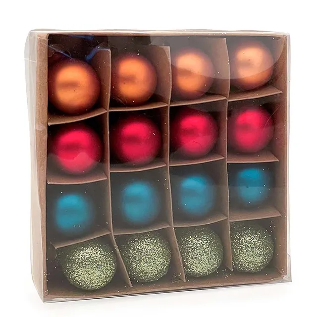 das-kost-mland-millefiori-weihnachtskugeln-glas-16-st-ck image 1