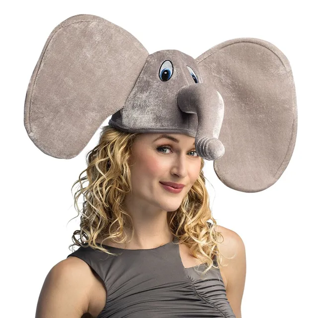 das-kost-mland-elefant-hut-grau-f-r-erwachsene image 1
