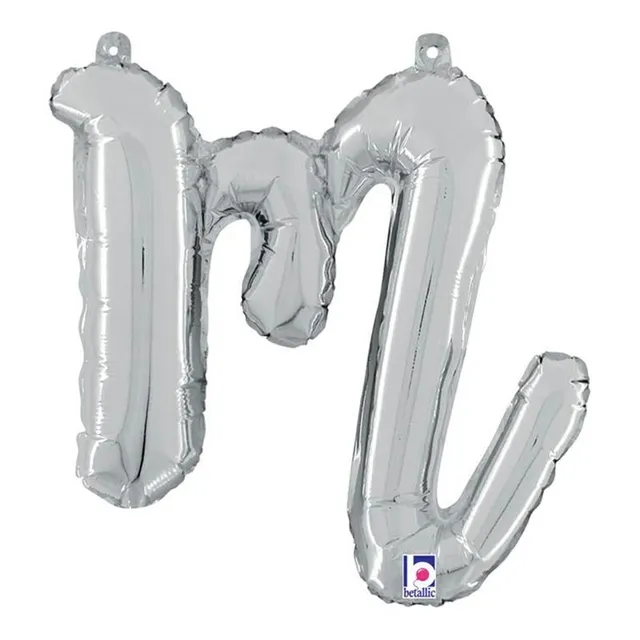 das-kost-mland-deko-folienballon-buchstabe-m-silber-36cm image 1