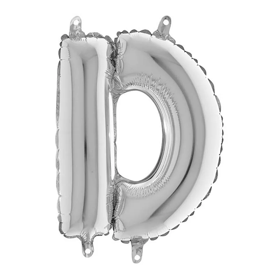 grabo-dekorationen-buchstaben-folienballon-36cm-silber-d image 1