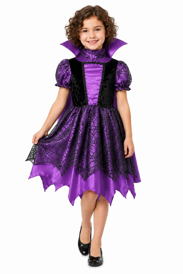 das-kost-mland-willow-hexe-kost-m-m-dchen-gr-116-lila image 1