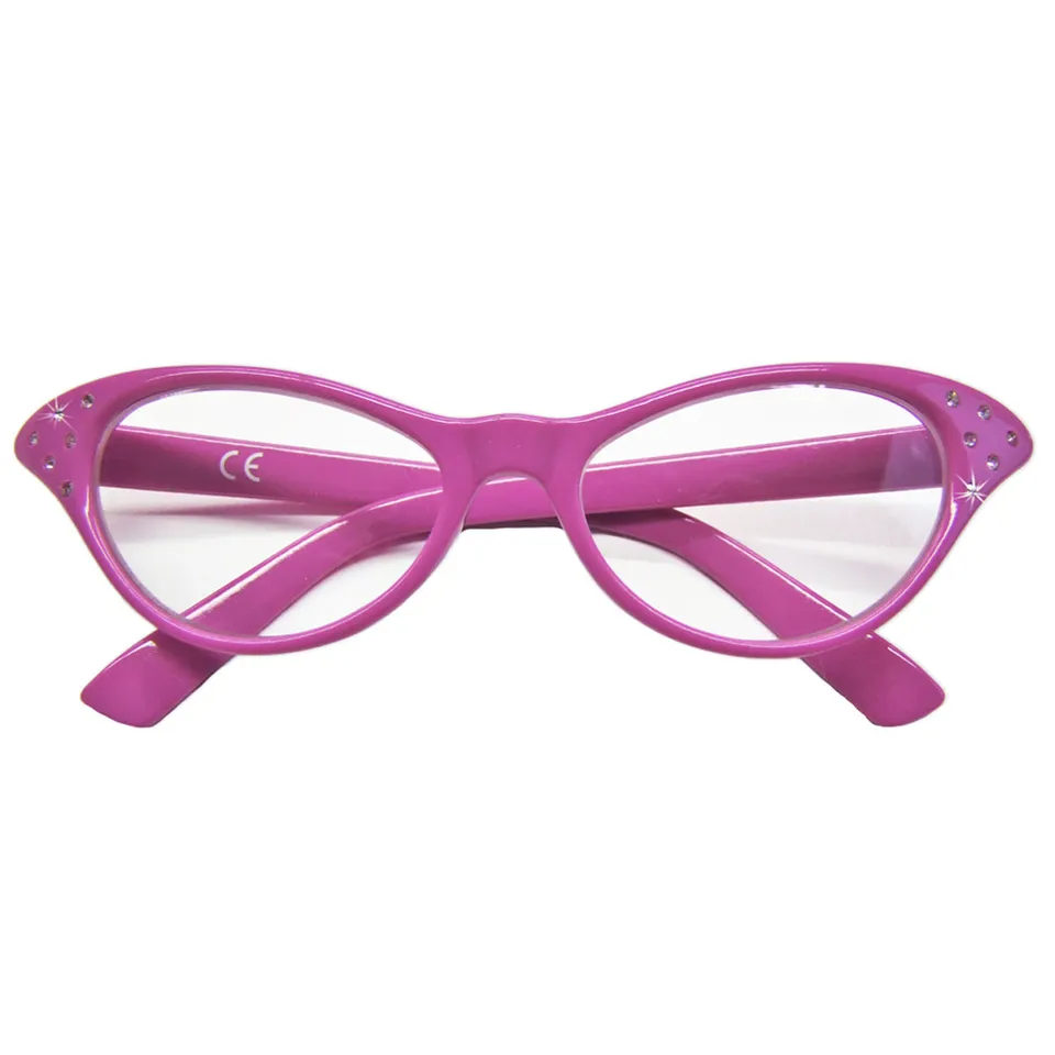 das-kost-mland-diamond-cateye-brille-lila-mit-strass image 1