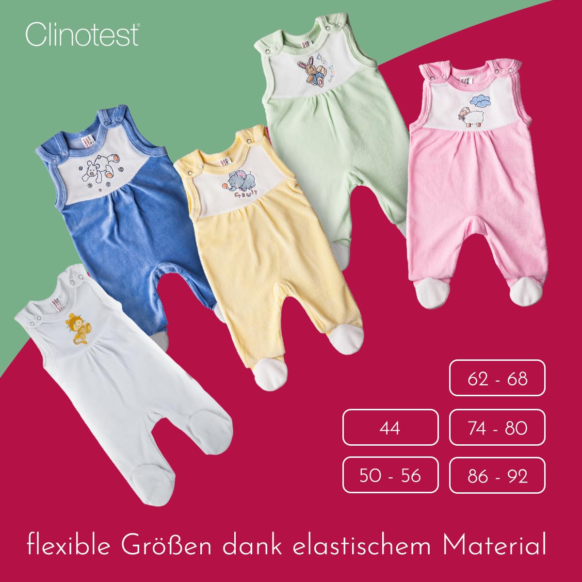 clinotest-nachwuchs-nicki-strampler-gelb-baumwolle-74-80 image 3