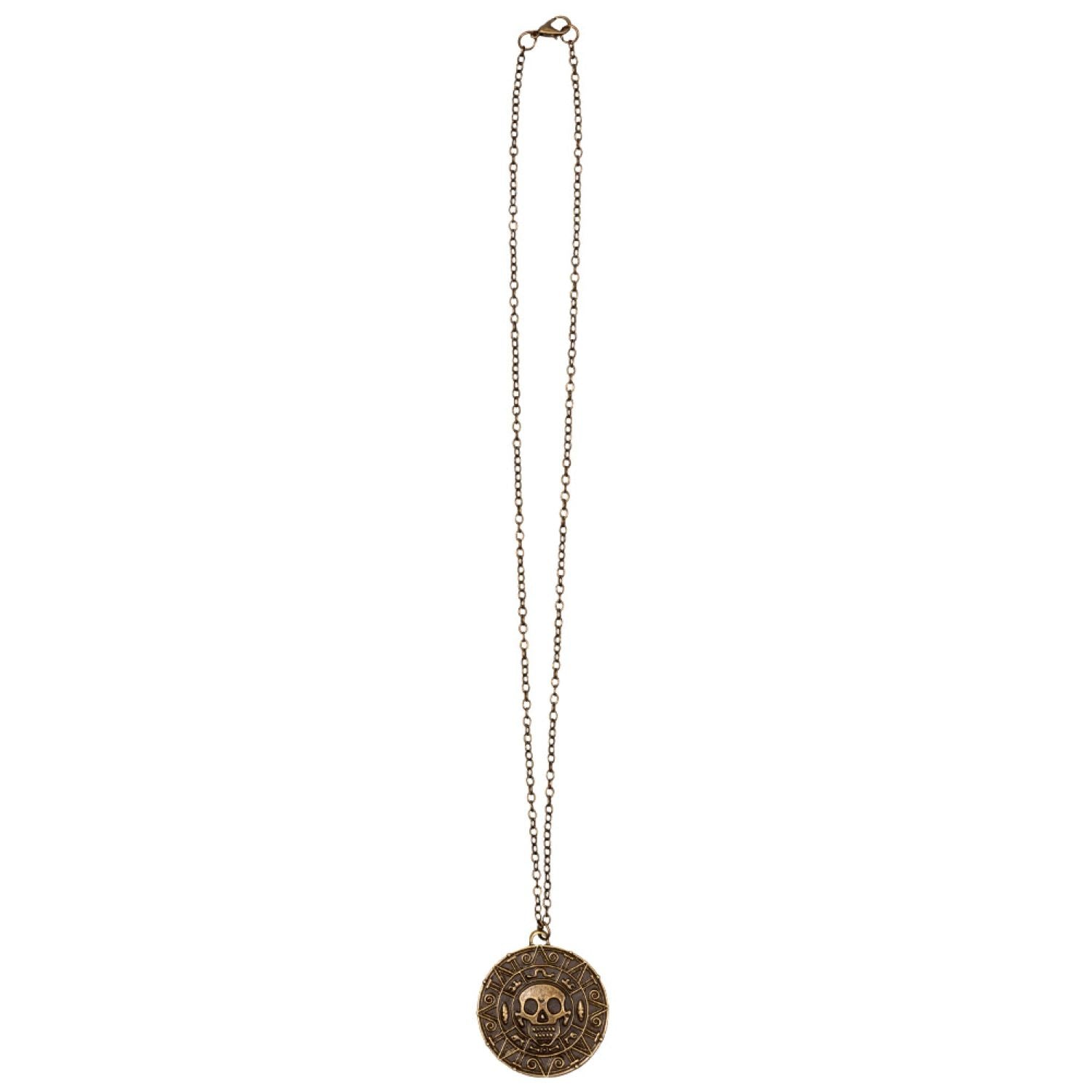 das-kost-mland-piratenamulett-halskette-bronze-totenkopf image 3