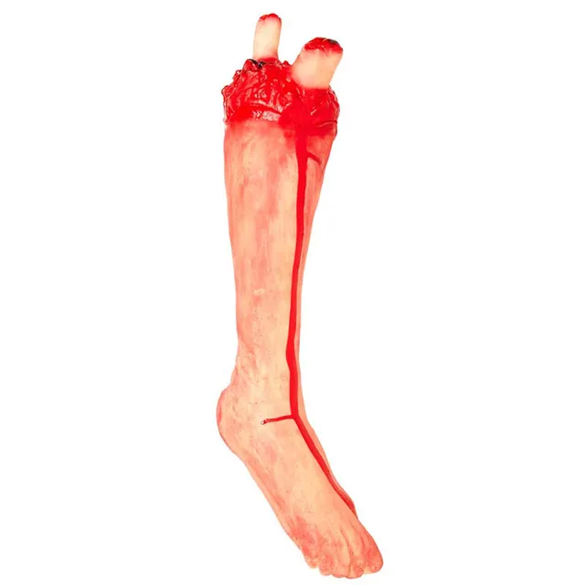 das-kost-mland-abgehacktes-bein-deko-lebensgro-halloween image 1