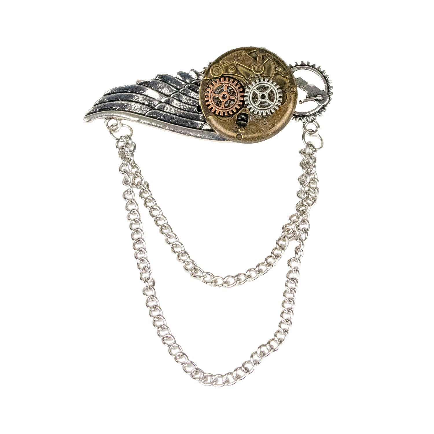 das-kost-mland-accessoires-fl-gel-brosche-steampunk-414014-bronze image 4