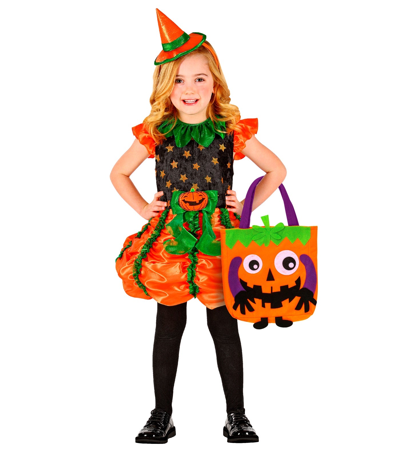 das-kost-mland-accessoires-halloween-betteltasche-verr-ckter-k-rbis image 2
