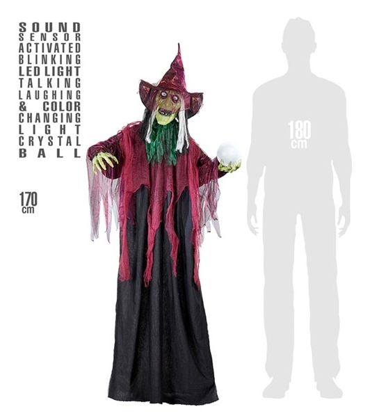 das-kost-mland-h-nge-figur-hexe-170-cm-mit-licht-und-sound image 2