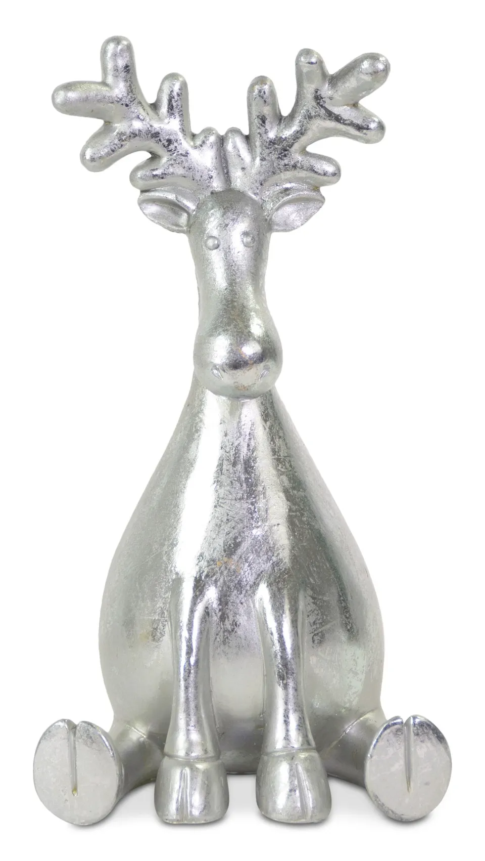das-kost-mland-dekofigur-elch-harry-15x27-cm-silber-advent image 1
