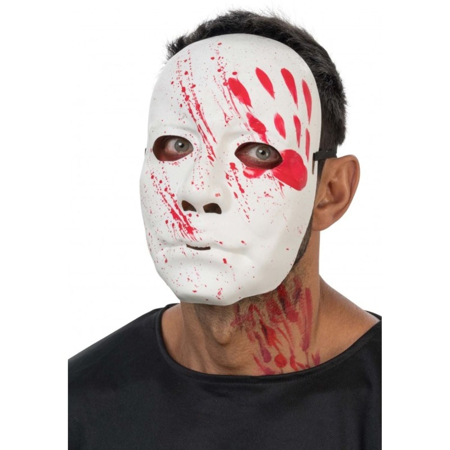 das-kost-mland-halloween-maske-blutflecken-wei-horror image 1