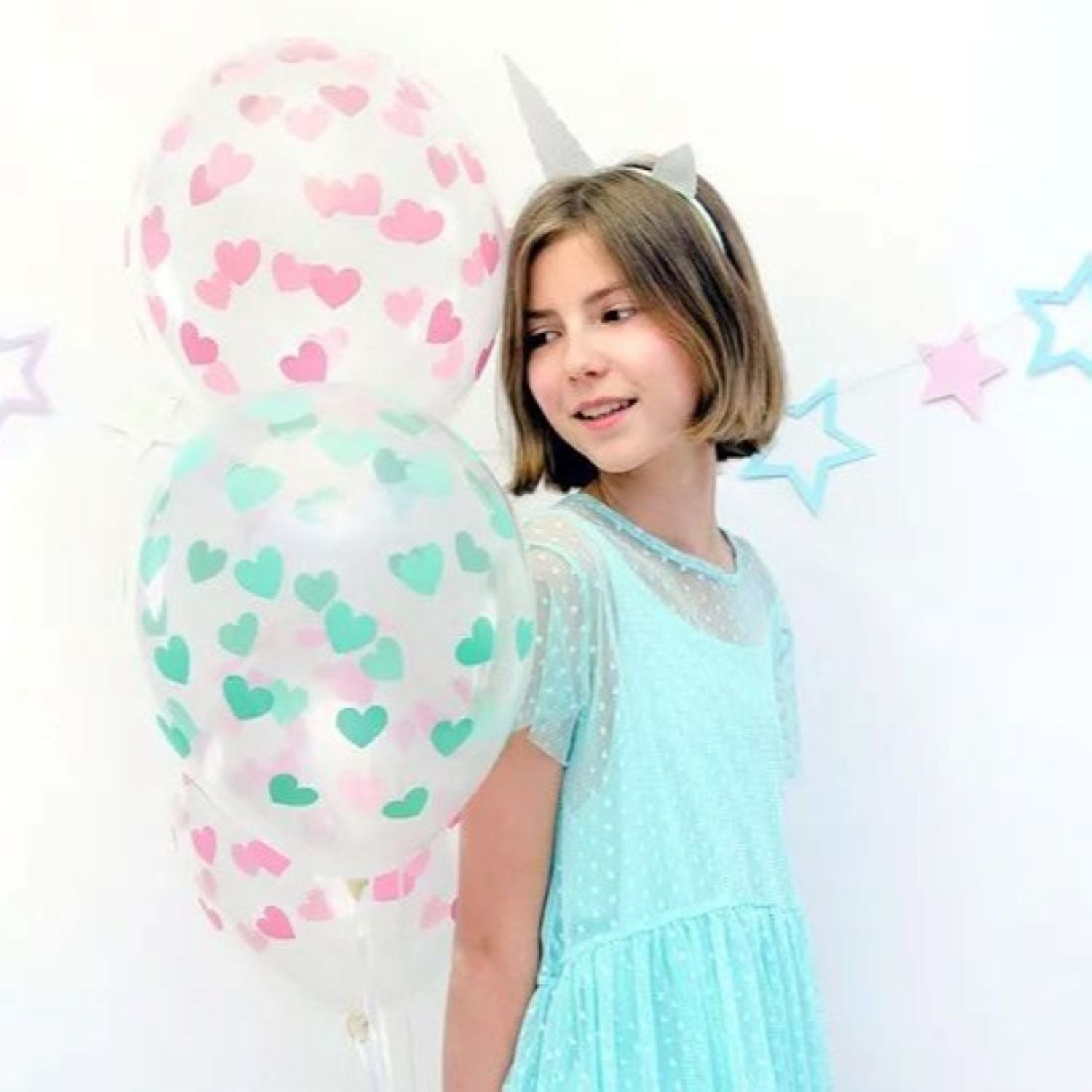 das-kost-mland-latexballon-rosa-herzen-30cm-6-st-ck image 2