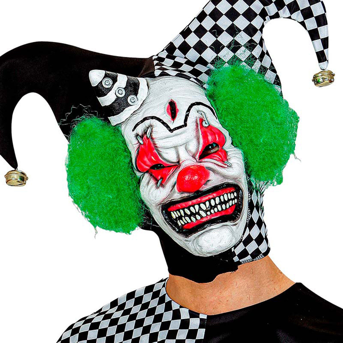 das-kost-mland-maske-killer-clown-mit-hut-latex-horror image 2