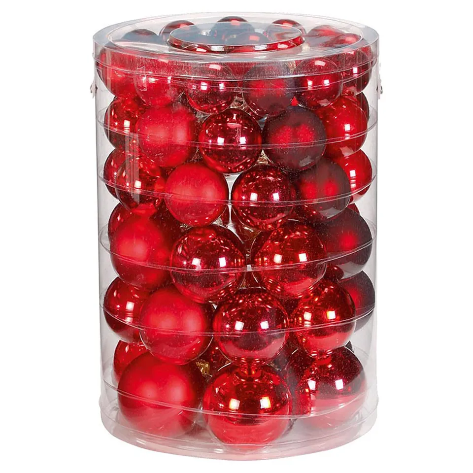inge-glas-weihnachtskugeln-rot-christbaumkugeln-60er image 1