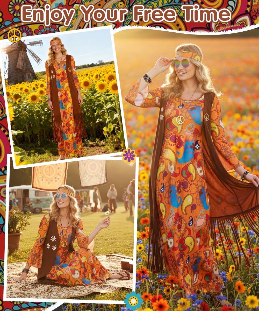 heitoyi-costumes-hippie-kost-m-damen-orange-gr-e-xl image 7