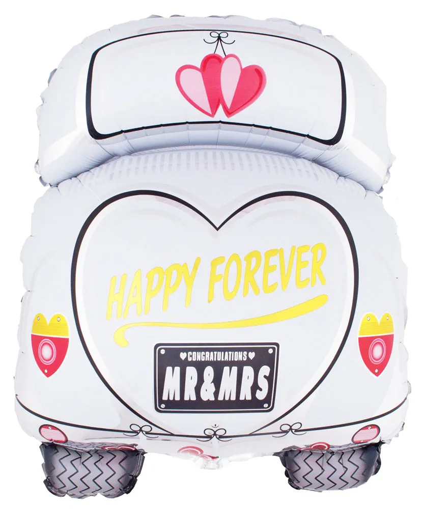 das-kost-mland-happy-forever-wedding-car-folienballon-80x60-cm image 1