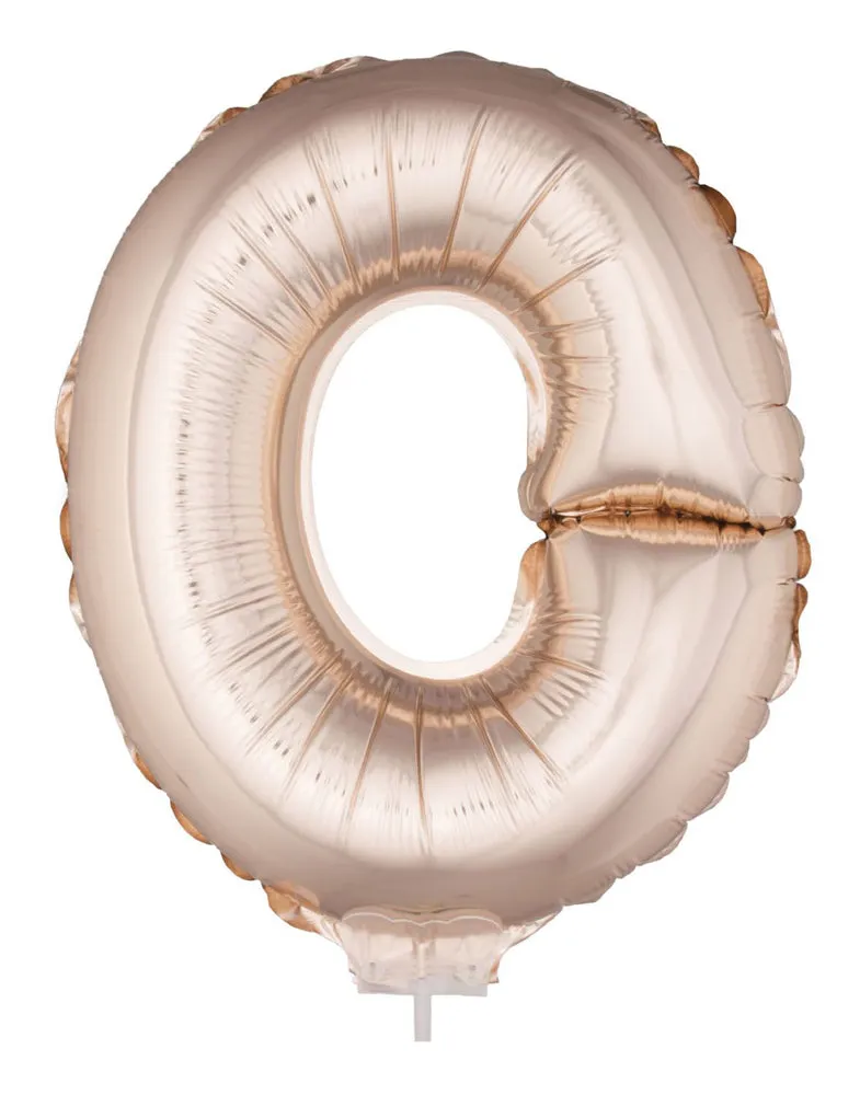 das-kost-mland-folienballon-o-ros-gold-41-cm-mit-stab-ballon image 1