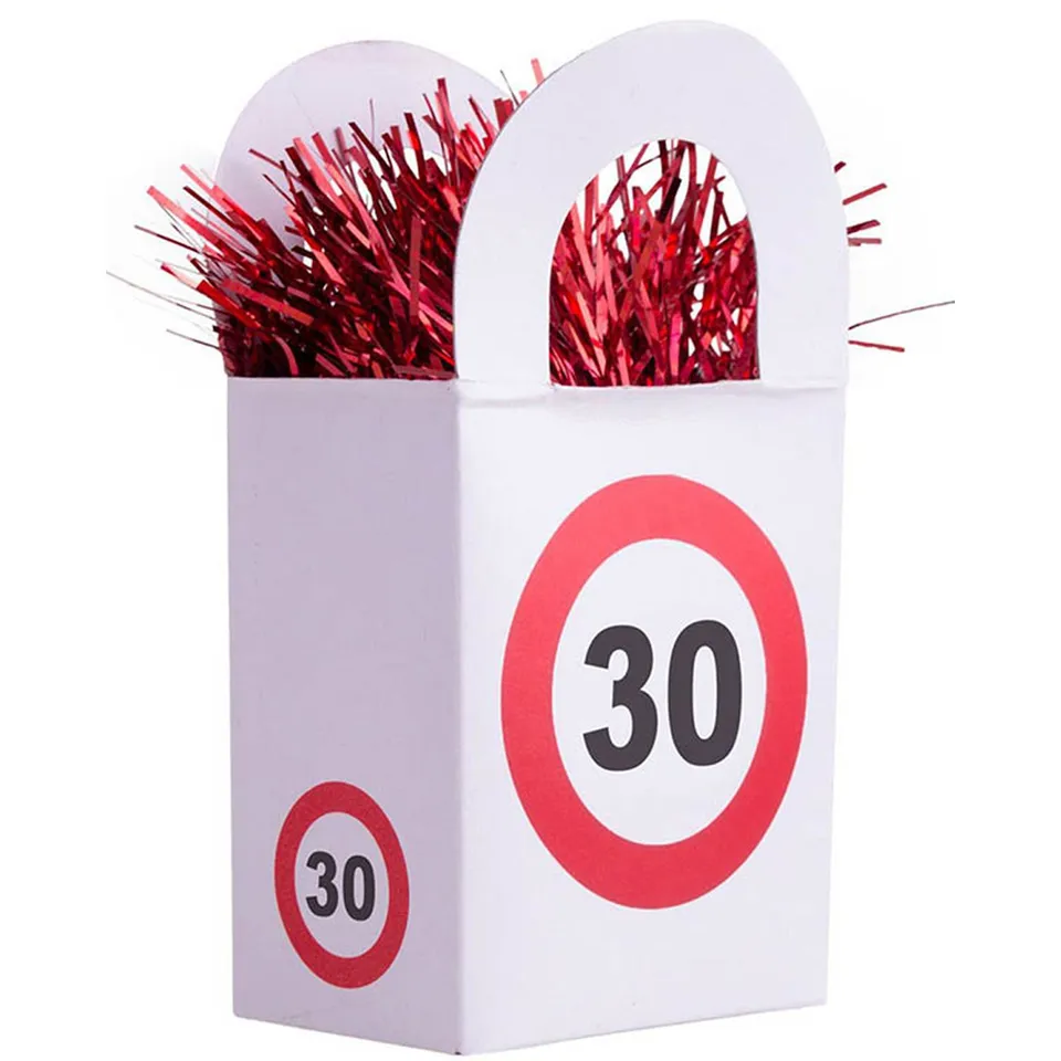 das-kost-mland-dekorationen-ballongewicht-170g-t-te-verkehrsschild-30 image 1