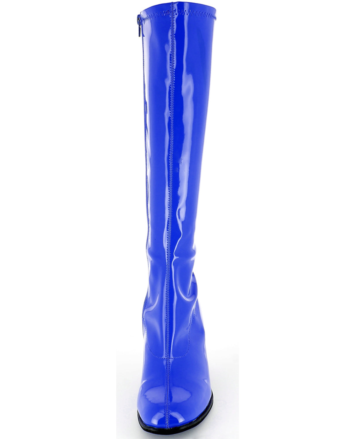 das-kost-mland-gogo-retro-lackstiefel-damen-royalblau-schmal image 3