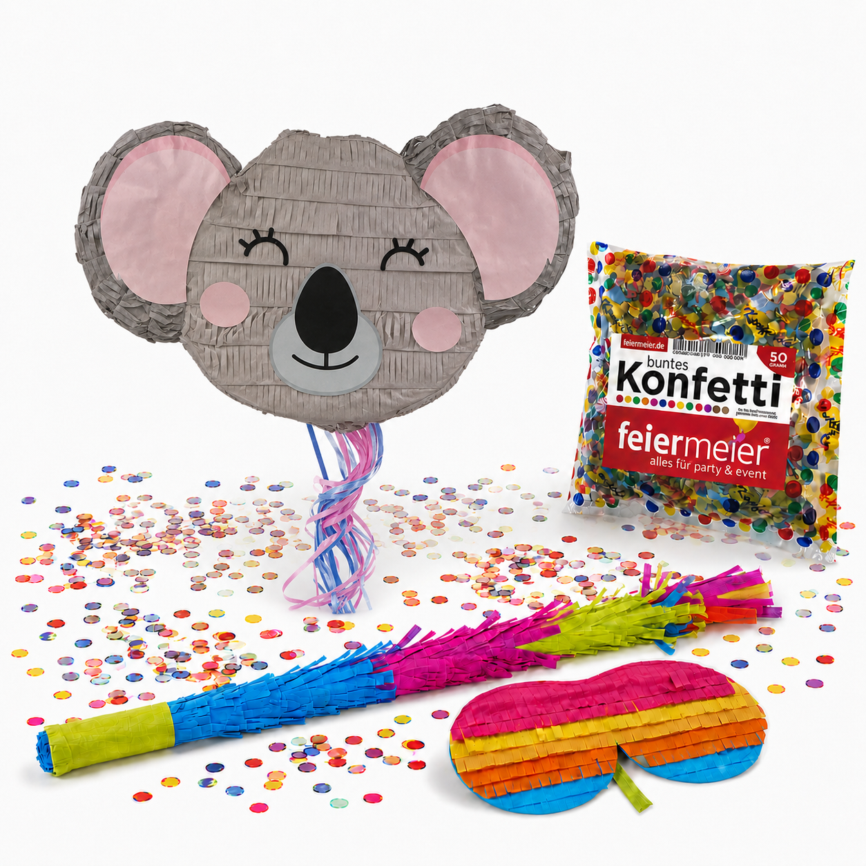 das-kost-mland-pinata-set-4-tlg-mit-stock-und-maske image 7
