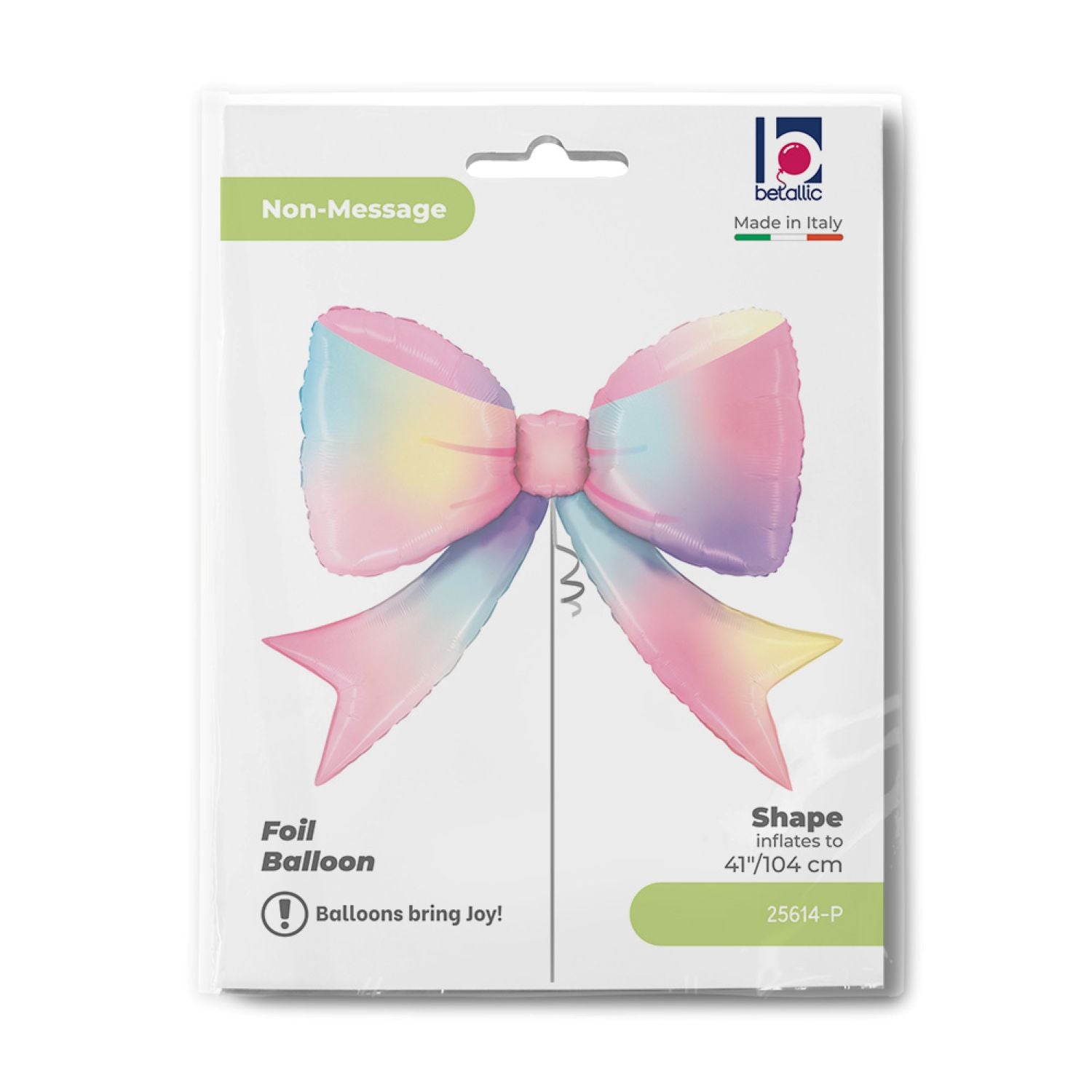 das-kost-mland-dekorationen-folienballon-shape-schleife-104cm-bunt image 2