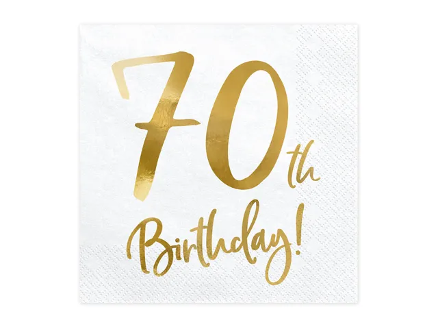 das-kost-mland-birthday-gold-servietten-70-geburtstag-20-st-ck image 1
