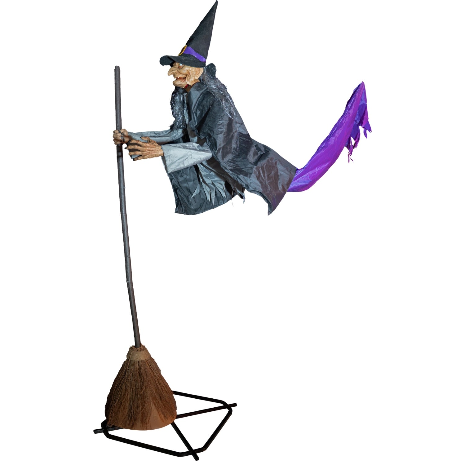 das-kost-mland-halloween-standfigur-fliegende-hexe-willa-310cm image 1