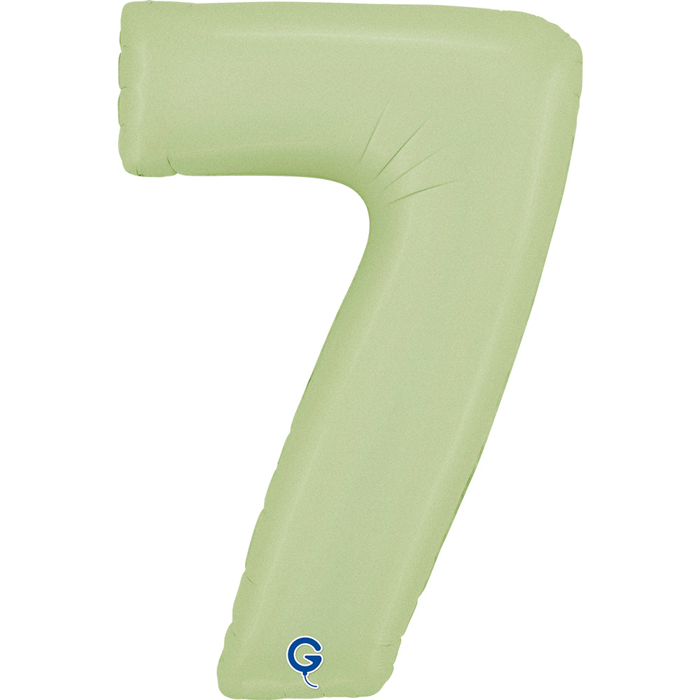 das-kost-mland-deko-riesenzahl-folienballon-7-satin-olive-66cm image 3