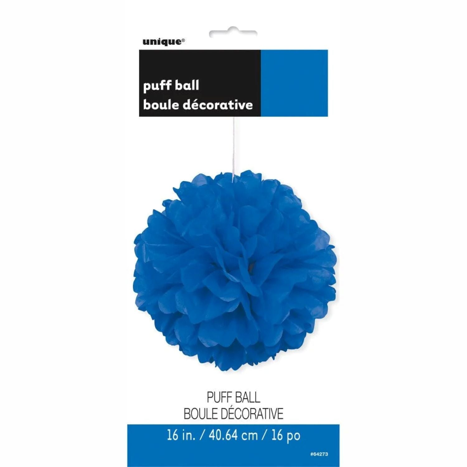 das-kost-mland-wabenball-fluffy-40-cm-royalblau-papier image 2