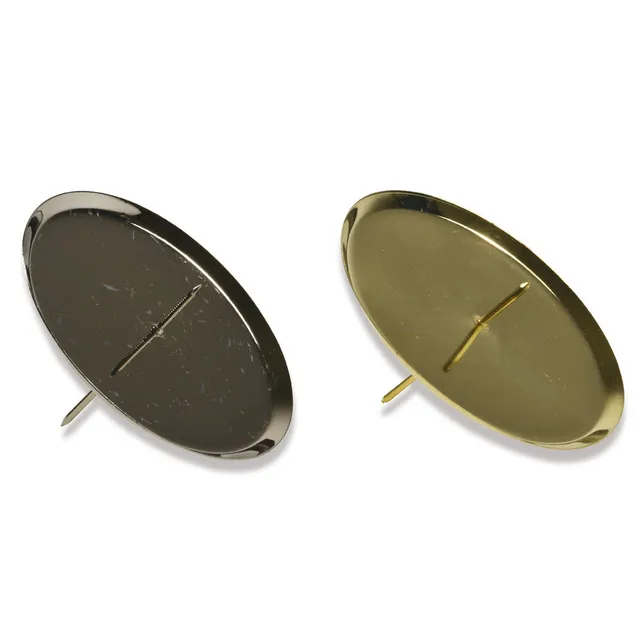 riffelmacher-adventskerzenhalter-10cm-silber-gold-4stk image 1