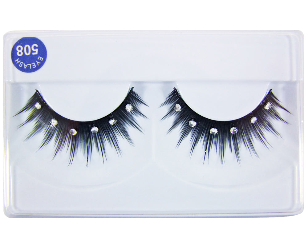 das-kost-mland-accessoires-k-nstliche-wimpern-schmucksteine-fake-lashes-blau image 5