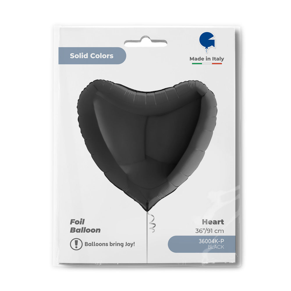 folienballon-uni-herz-91-cm-schwarz-partyballon-helium image 2