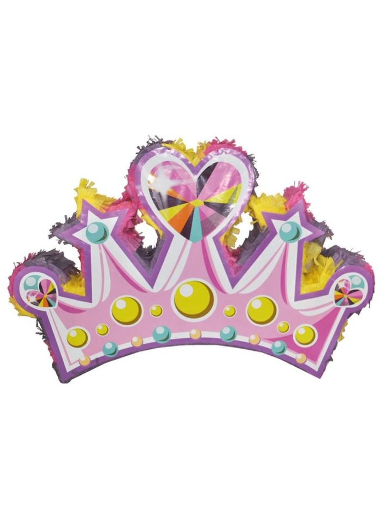 das-kost-mland-prinzessin-krone-pinata-rosa-60x40x10cm image 1