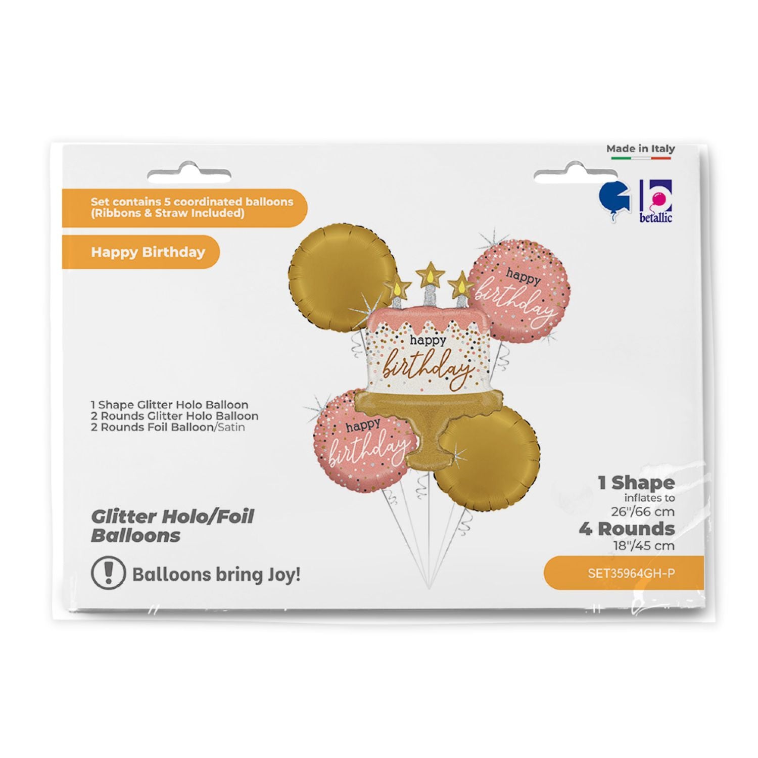 das-kost-mland-folienballon-kuchen-happy-birthday-set-5-teilig image 2