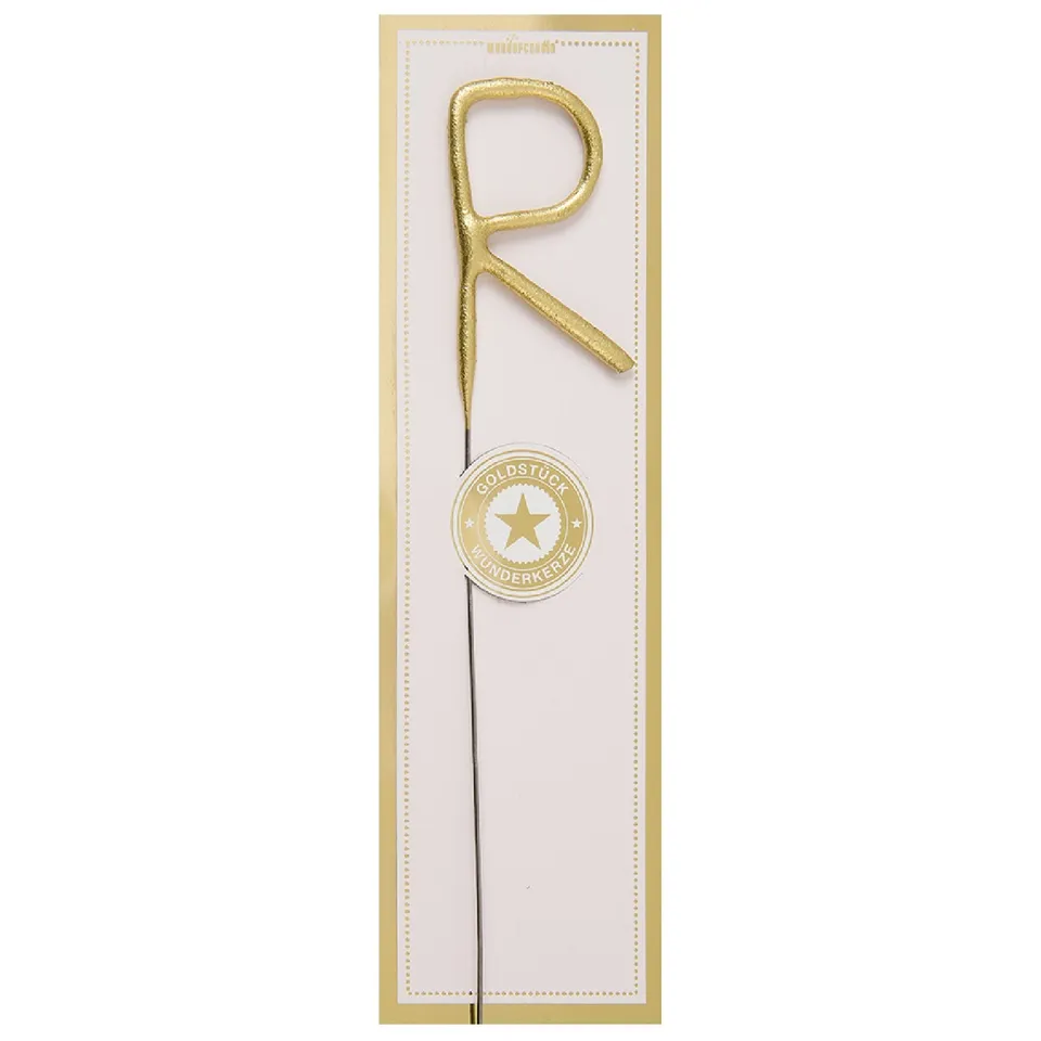 das-kost-mland-wunderkerze-buchstabe-classic-r-6-5cm-gold image 1