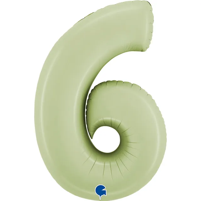 grabo-riesenzahl-folienballon-26-66cm-satin-olive-zahl-6 image 1