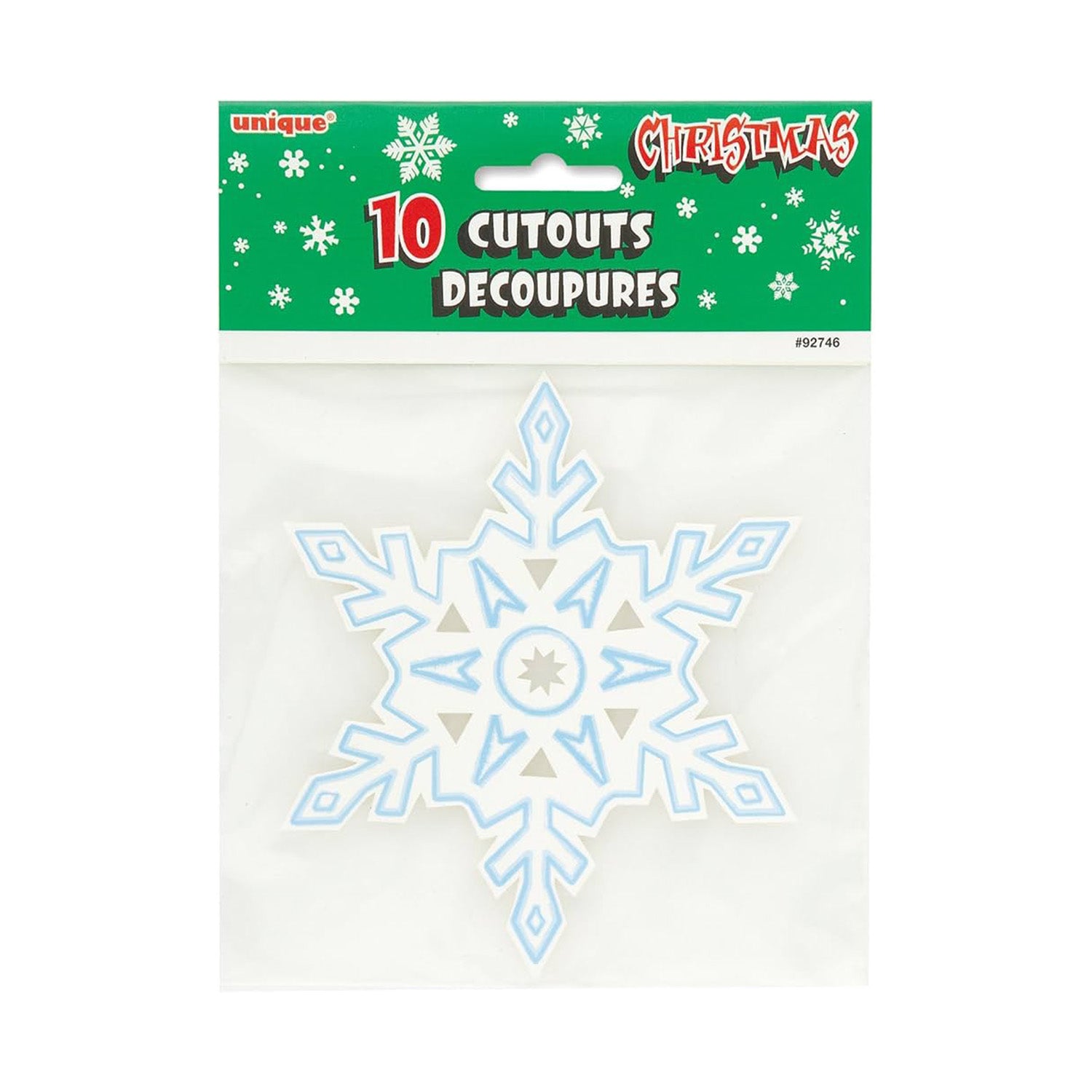 das-kost-mland-cutout-schneeflocke-weihnachten-deko-10-stk image 1
