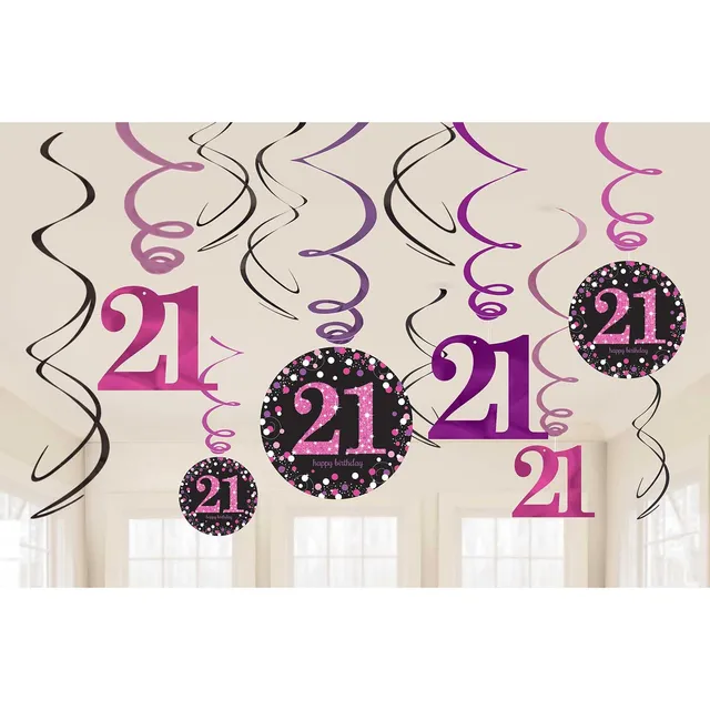 das-kost-mland-dekorationen-swirldeko-hb-21-pink-sparkling-12-stk image 1