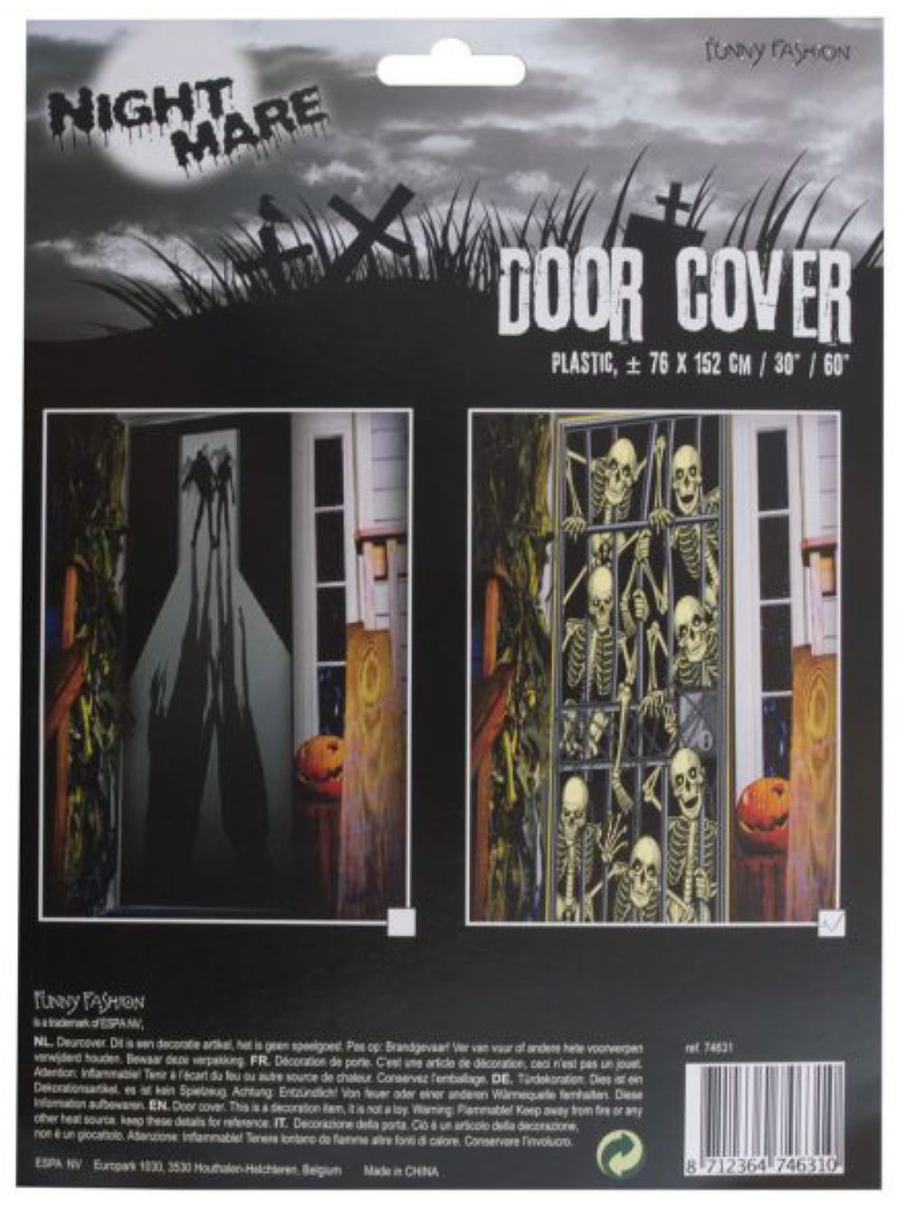 das-kost-mland-zombie-t-rbanner-halloween-t-rdekoration-152x72cm image 2