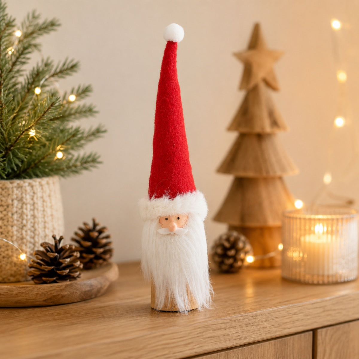 das-kost-mland-dekorationen-weihnachtsmann-dekofigur-holz-25cm image 2
