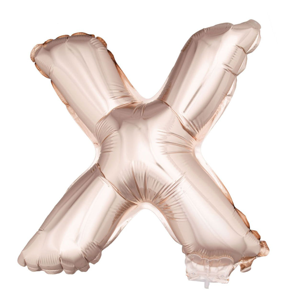 das-kost-mland-dekorationen-folienballon-x-41-cm-ros-gold-stab image 1