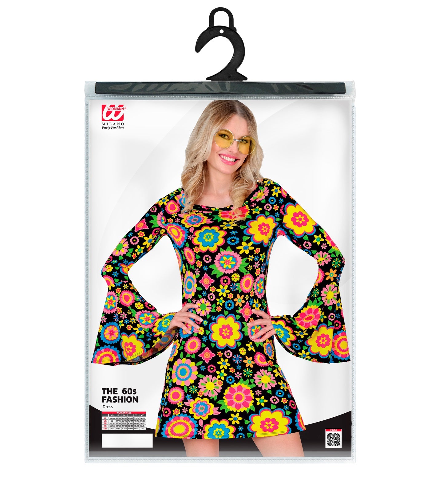das-kost-mland-damen-retro-kleid-colorful-flowers-60er-70er image 2