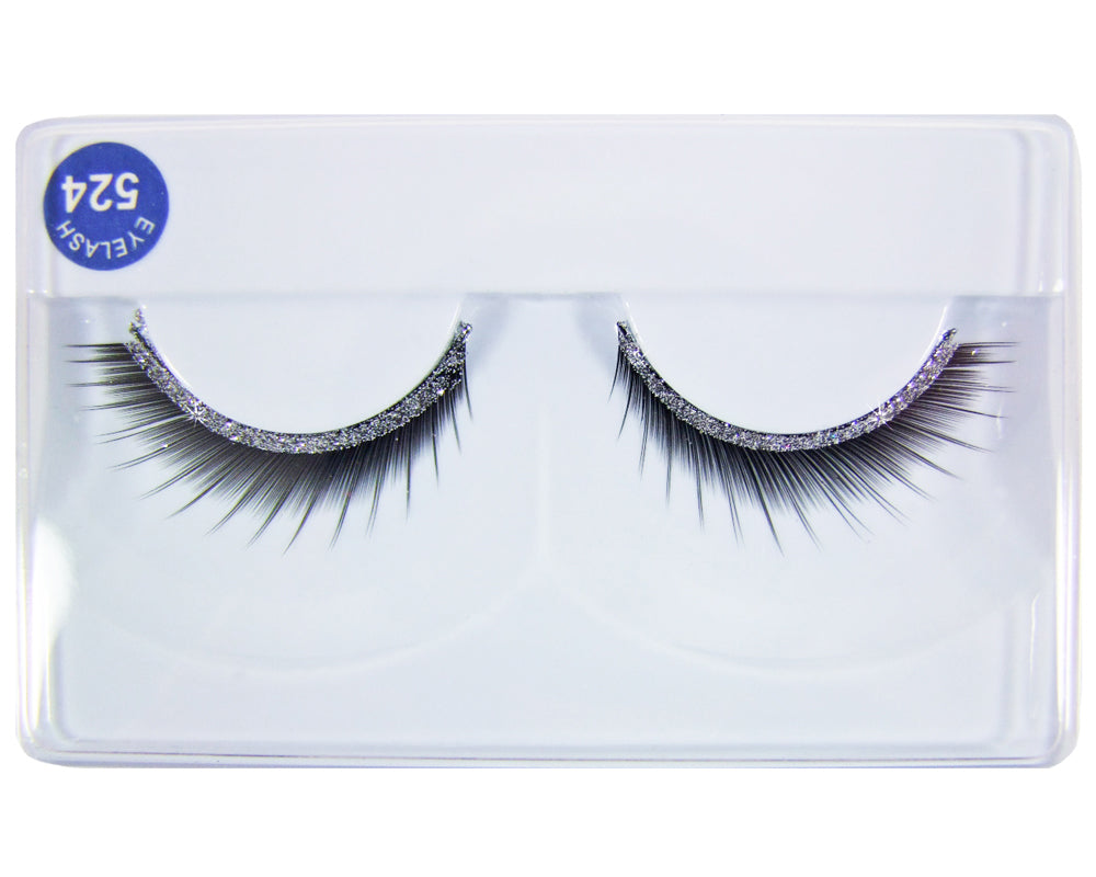 das-kost-mland-dekorationen-glitter-wimpern-silber-k-nstlich image 4