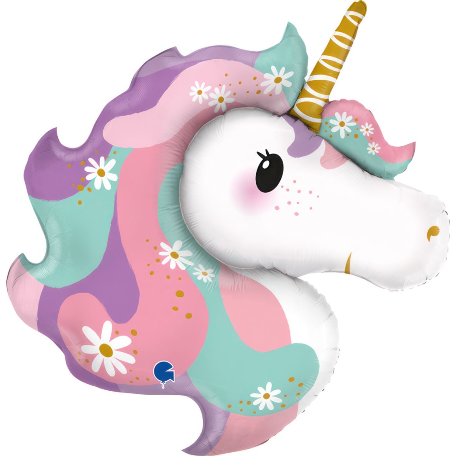 das-kost-mland-hippie-einhorn-shape-folienballon-81cm image 1