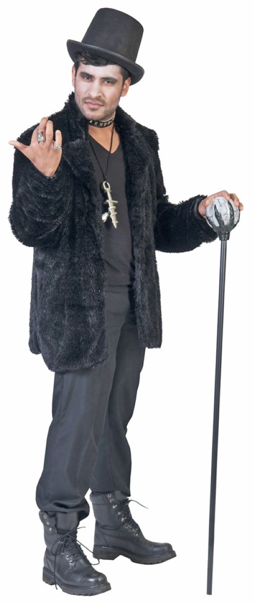 das-kost-mland-herren-hippie-jacke-clayton-pl-sch-schwarz image 3