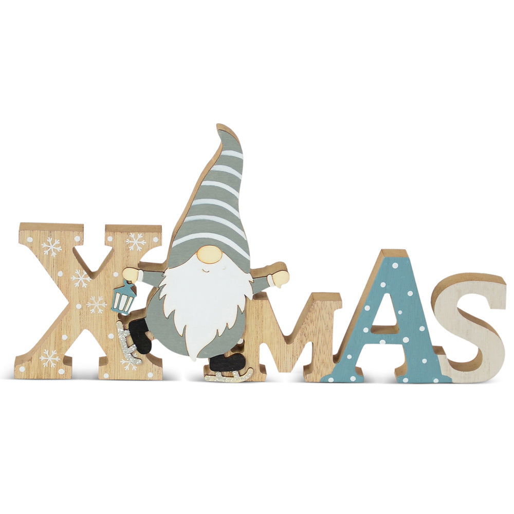 das-kost-mland-xmas-10286-holzschriftzug-blau-grau-28-cm image 1