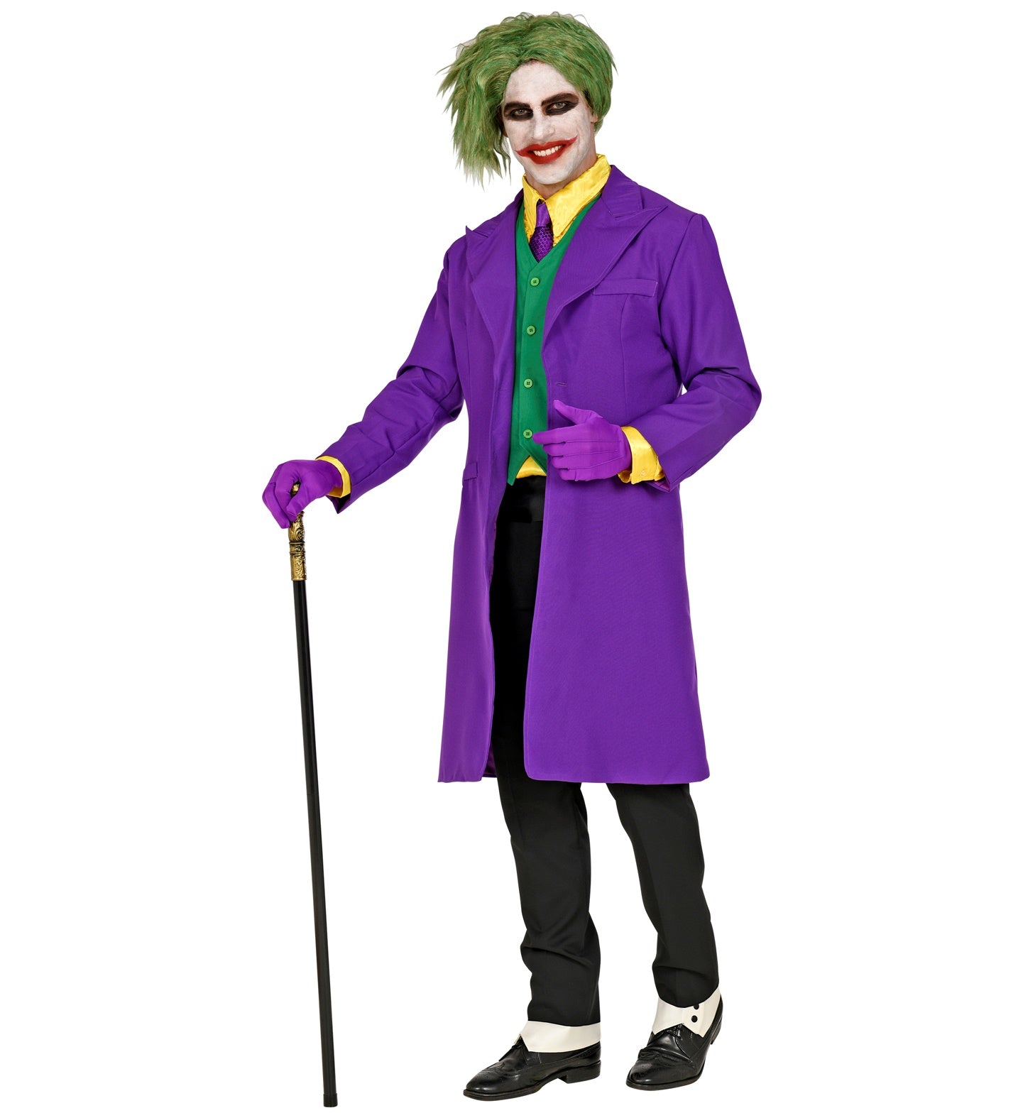 das-kost-mland-herren-joker-clown-kost-m-mehrfarbig-frack-l image 3