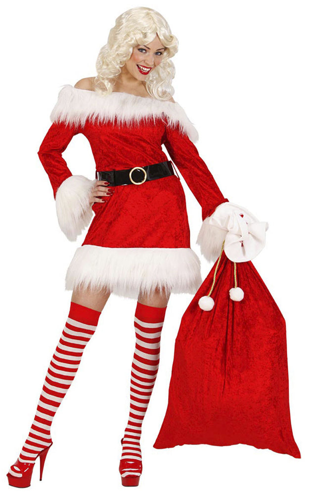 das-kost-mland-nikolaus-geschenkesack-samt-rot-100x60cm image 3