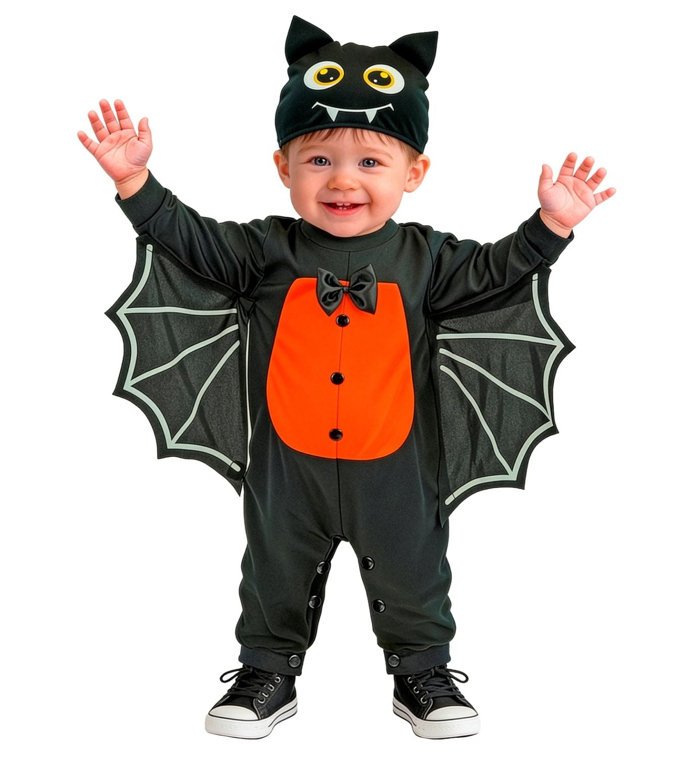 das-kost-mland-kleine-fledermaus-babykost-m-overall-m-tze image 2