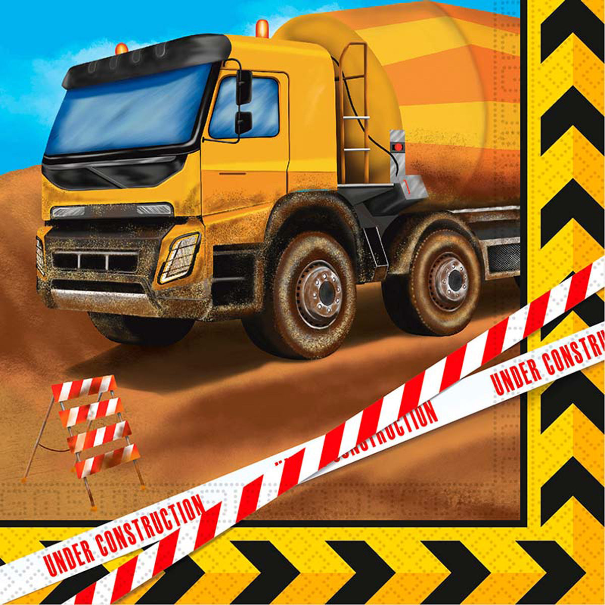 das-kost-mland-dekorationen-servietten-baustelle-20-stk-33x33 image 2